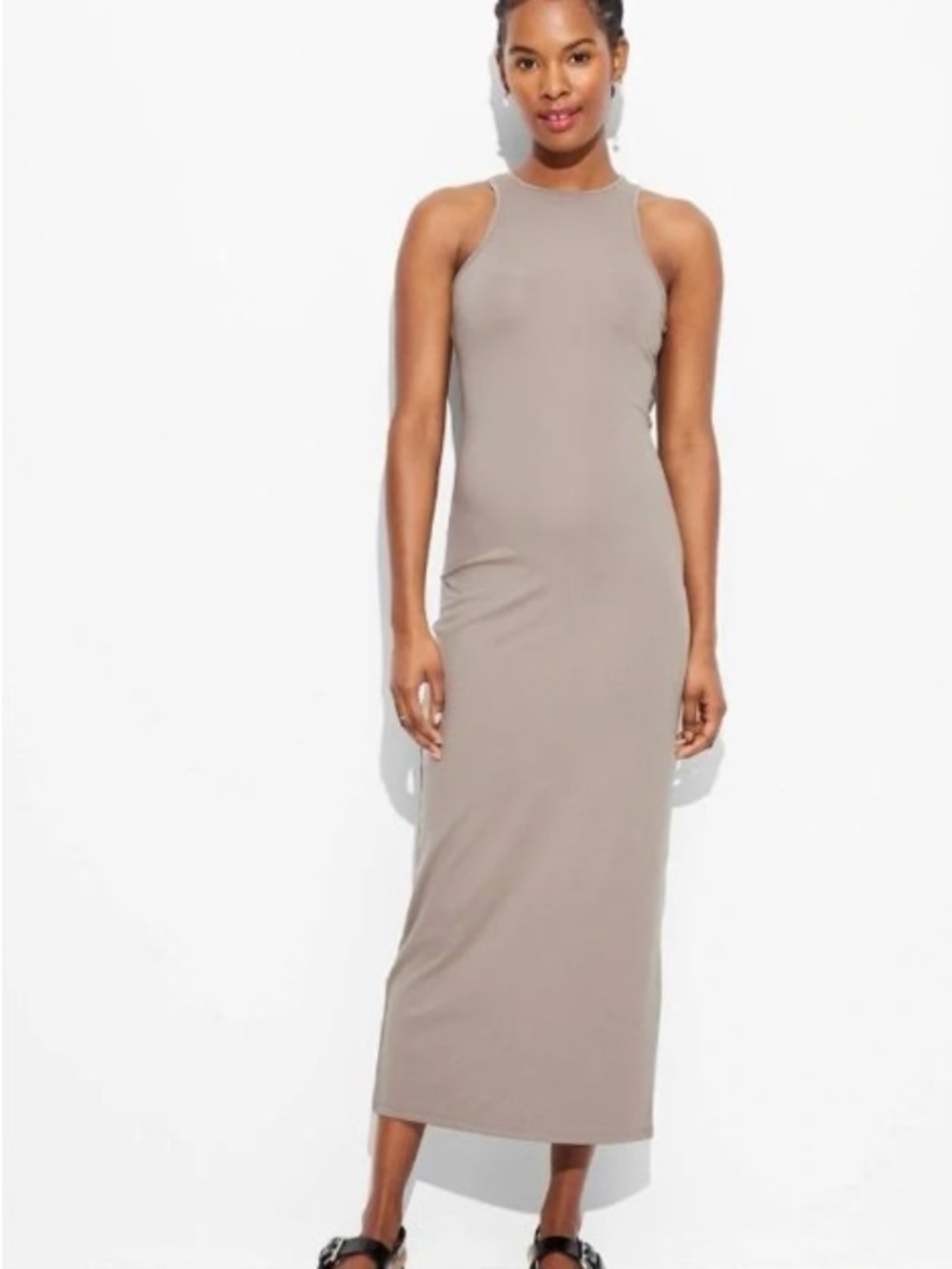 New. Women's ButterBliss
Maxi Bodycon Dress - Wild Fable™ Light Brown- small